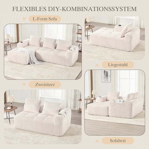 Canapé Luxe Contemporain – Élégance & Confort Premium