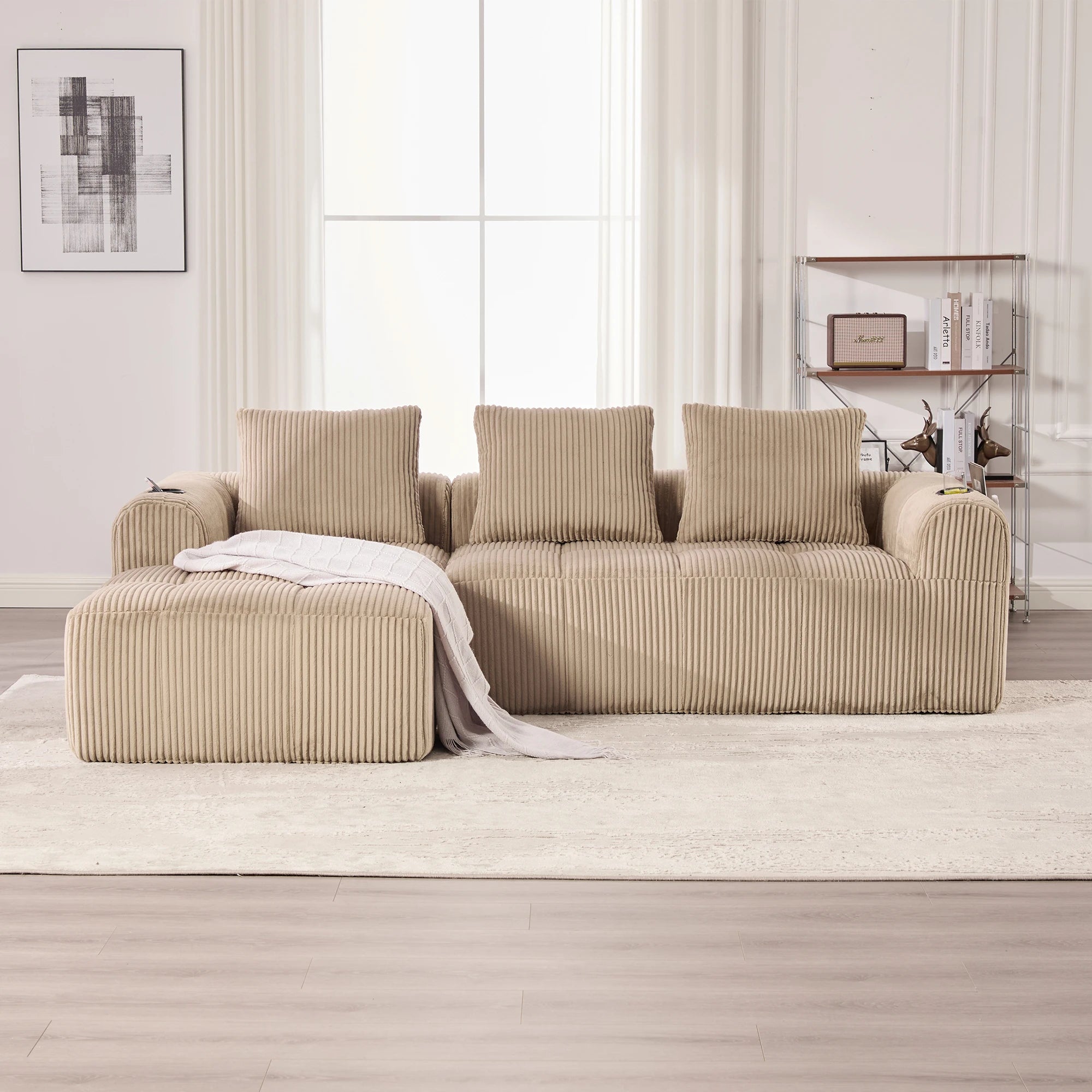 Canapé Luxe Contemporain – Élégance & Confort Premium