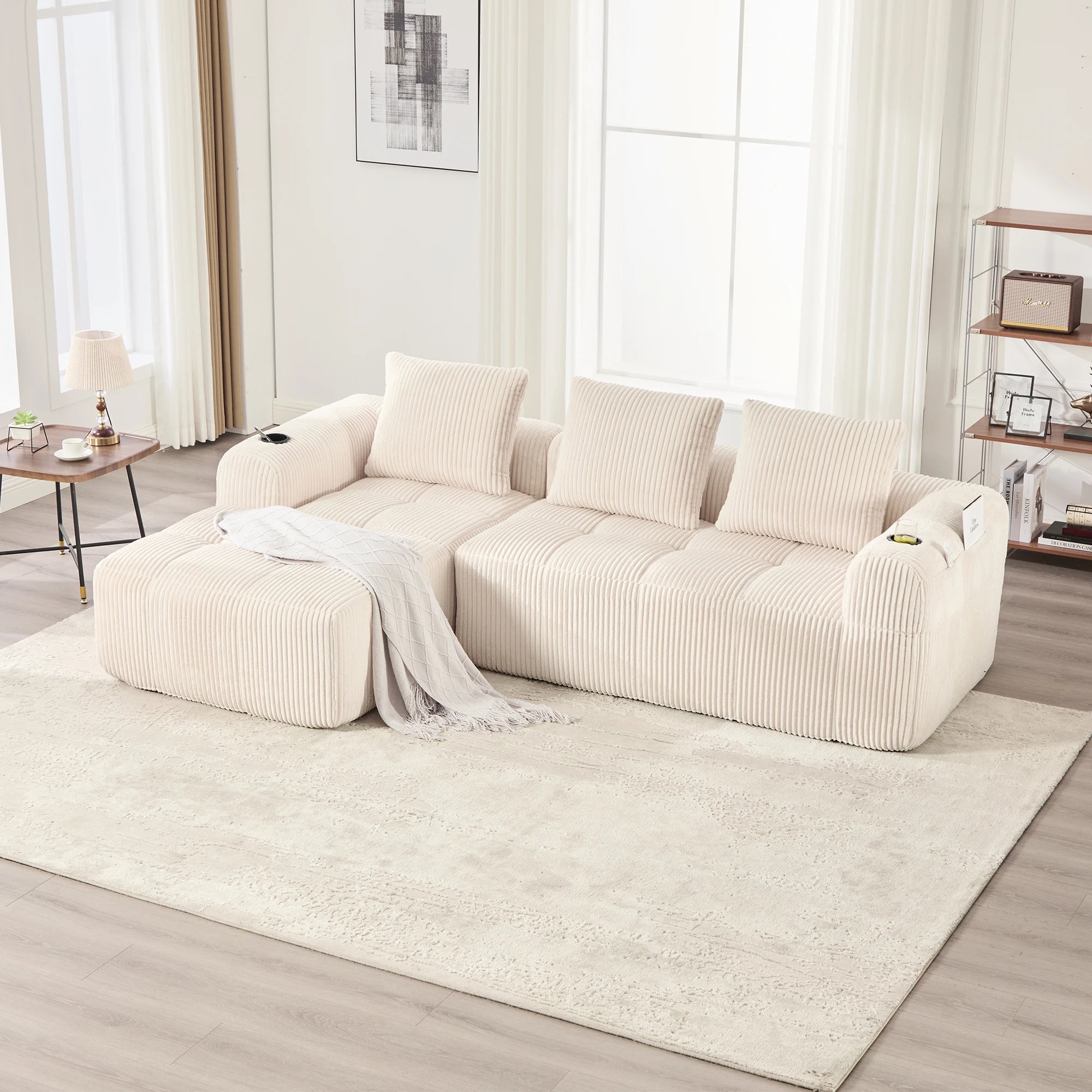 Canapé Luxe Contemporain – Élégance & Confort Premium
