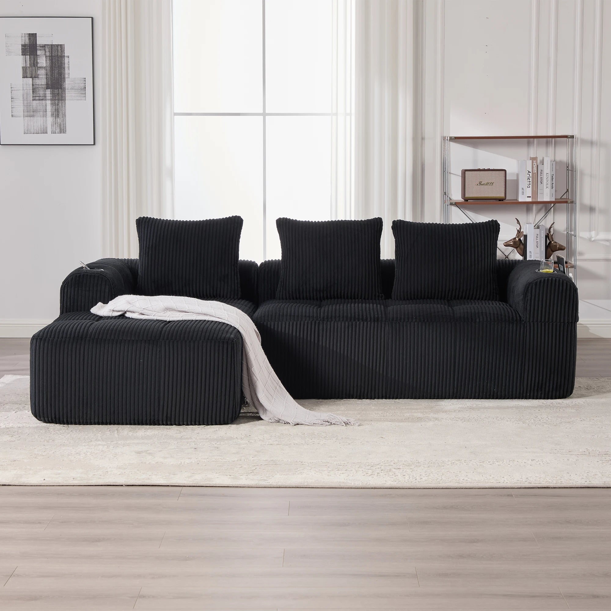 Canapé Luxe Contemporain – Élégance & Confort Premium